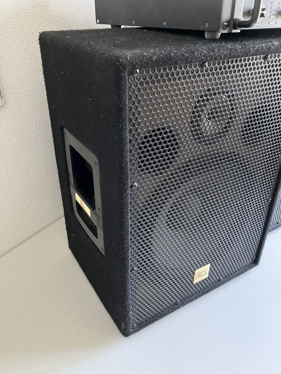 Versterker 2x 200w met boxen