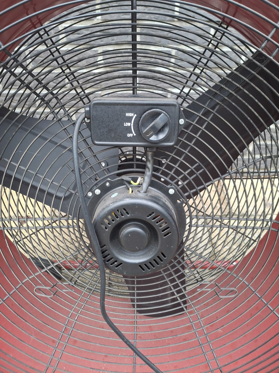 Verrijdbare ventilator