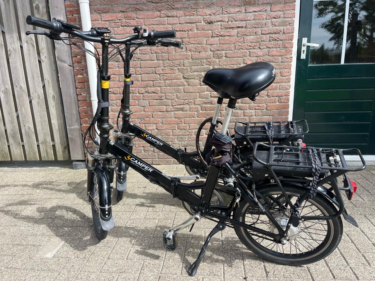2 elektrische vouwfietsen S-Camper – compact en handig