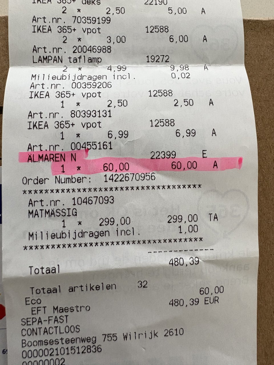 Gloednieuwe IKEA Älmaren keukenkraan