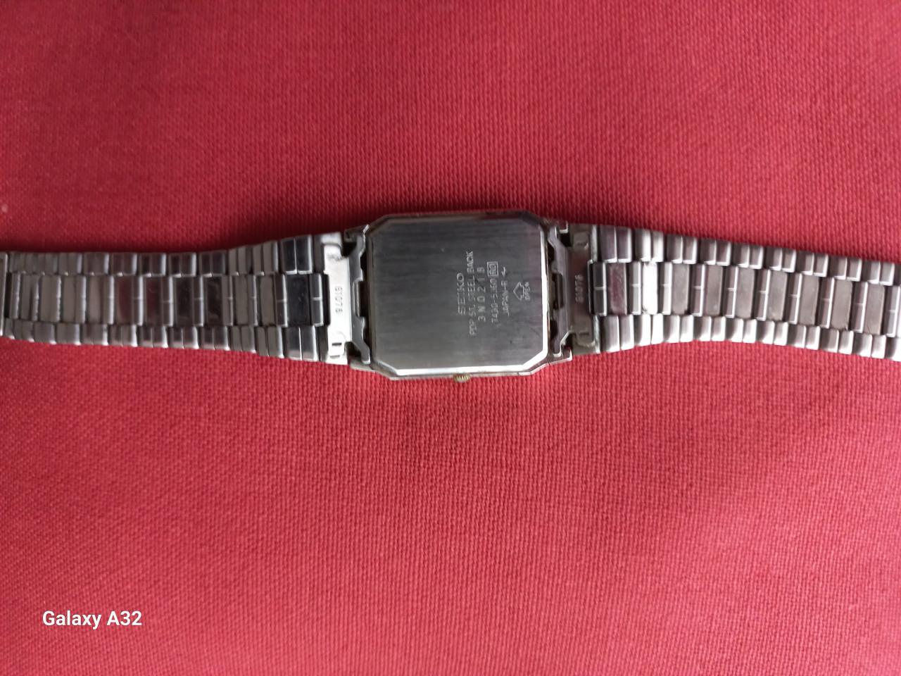 Horloge Seiko heren met stalen band