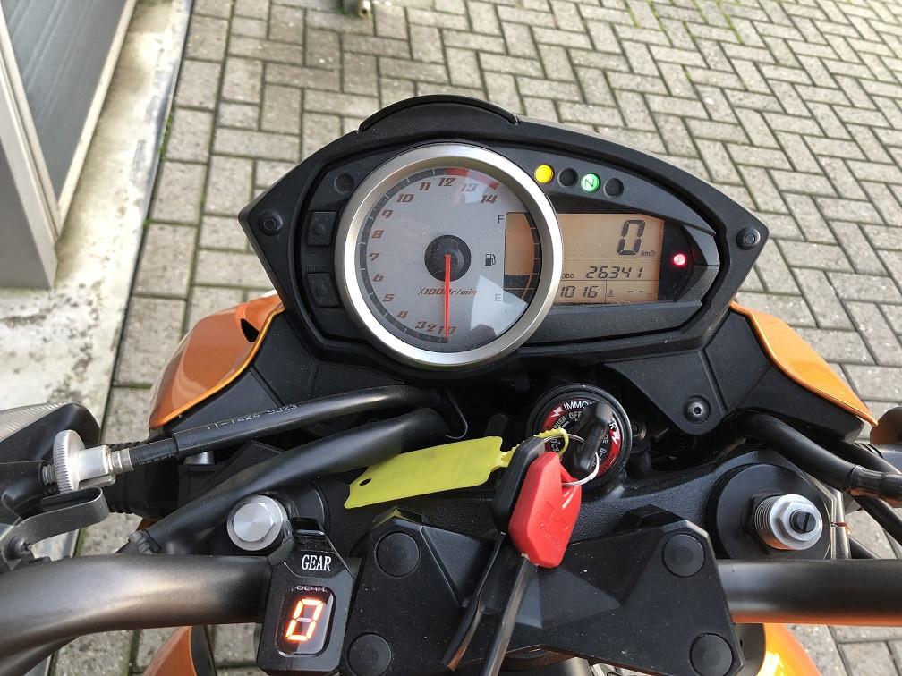 Puntgave Kawasaki Z750 met ABS, 26dkm, Led verlichting, rijklaar €4195,-