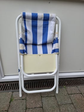 Inklapbaar kinderstoeltje handig op de camping