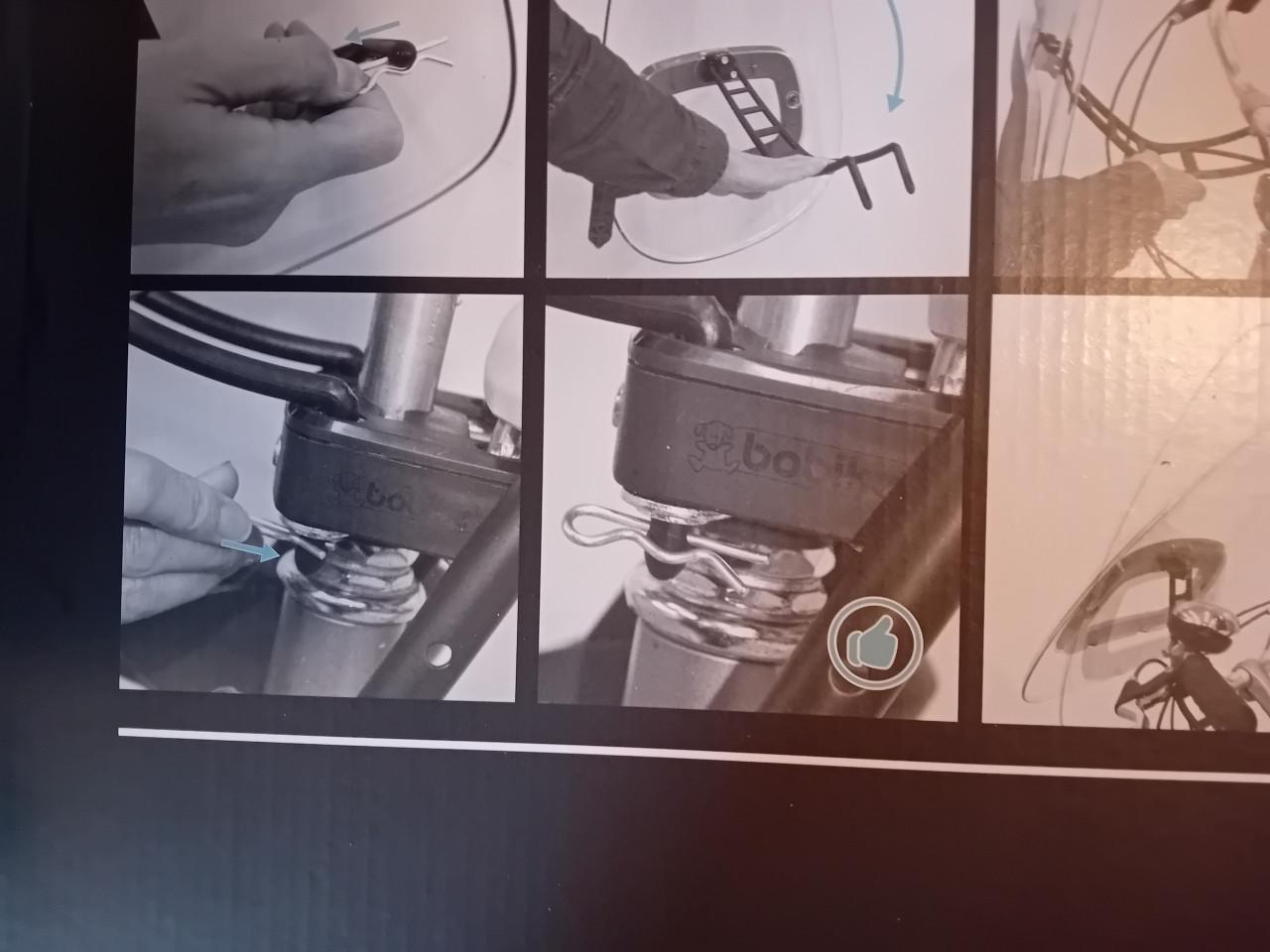 Scherm voor fietsstoeltje