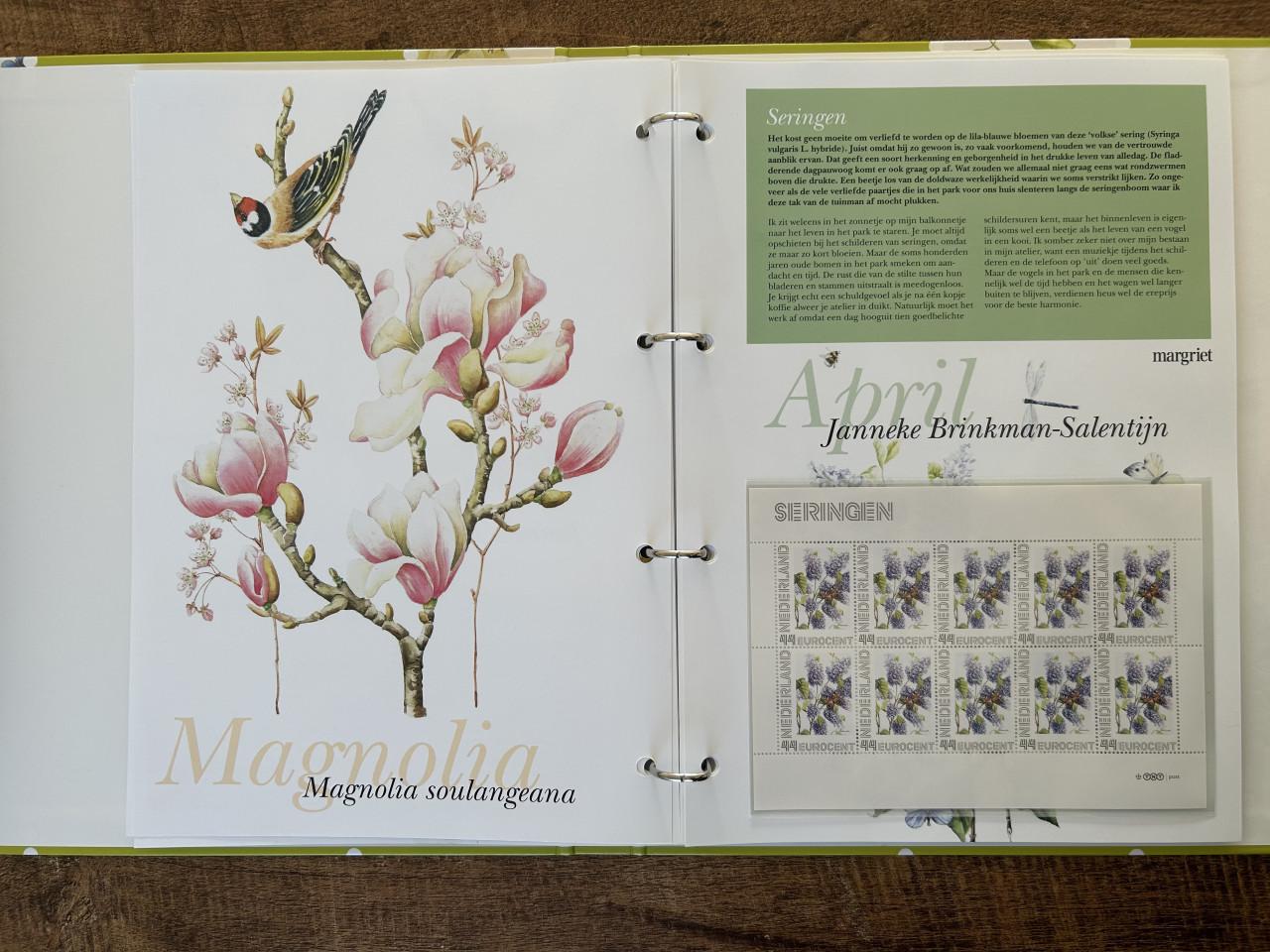 Postzegel album Bloemenpracht