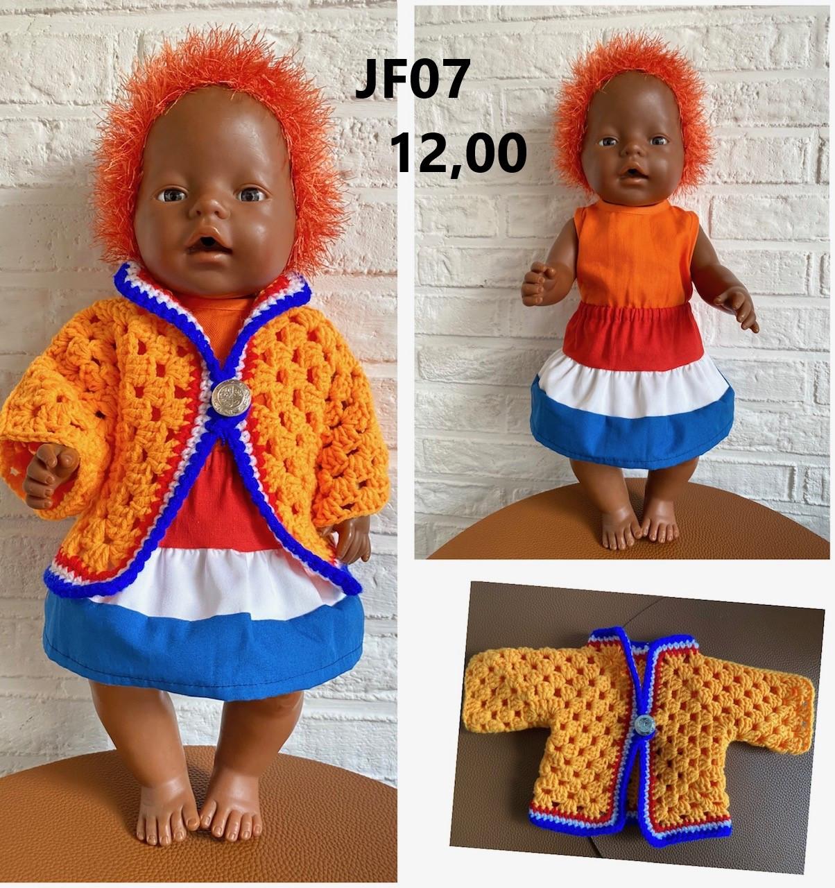 Poppenkleertjes baby born. Koningsdag. Opbrengst KiKa.