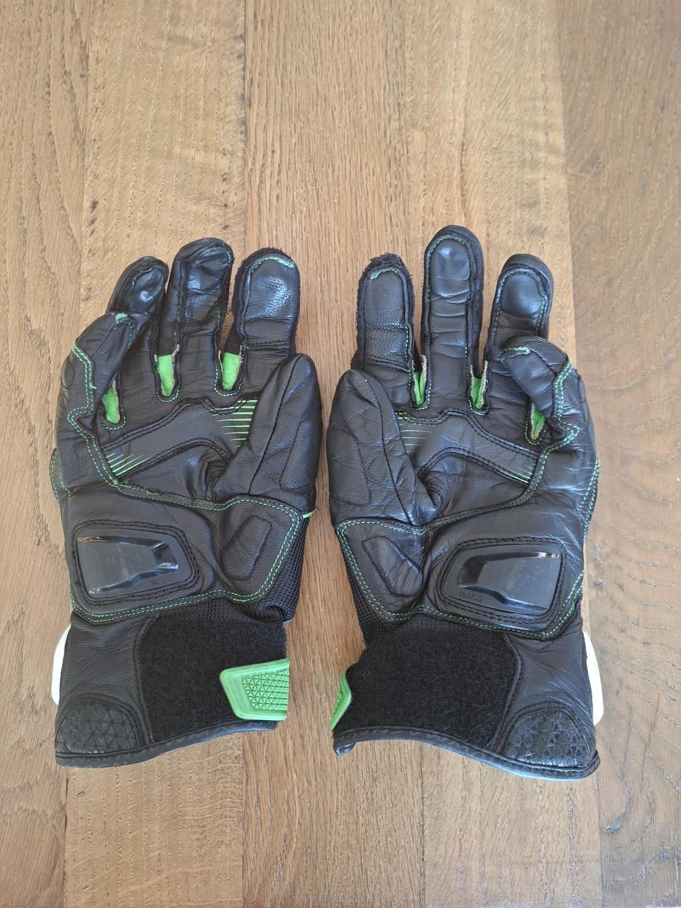 Leren zwarte motor hsnschoenen maat M/L
