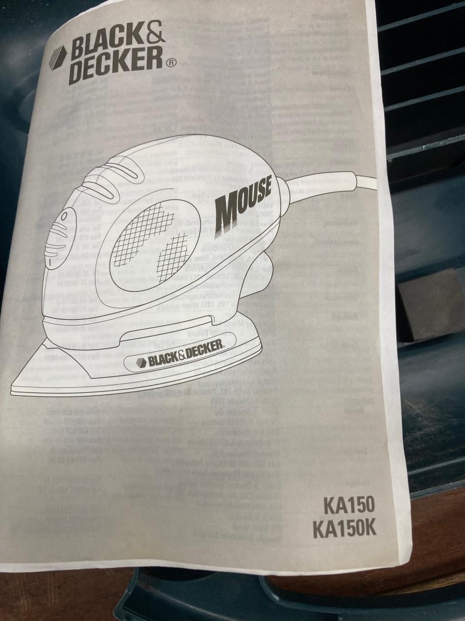 SCHUURMACHINE BLACK & DECKER
