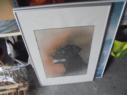 Aluminium lijst met glas