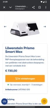 Nieuwe slaapapneu apparaat