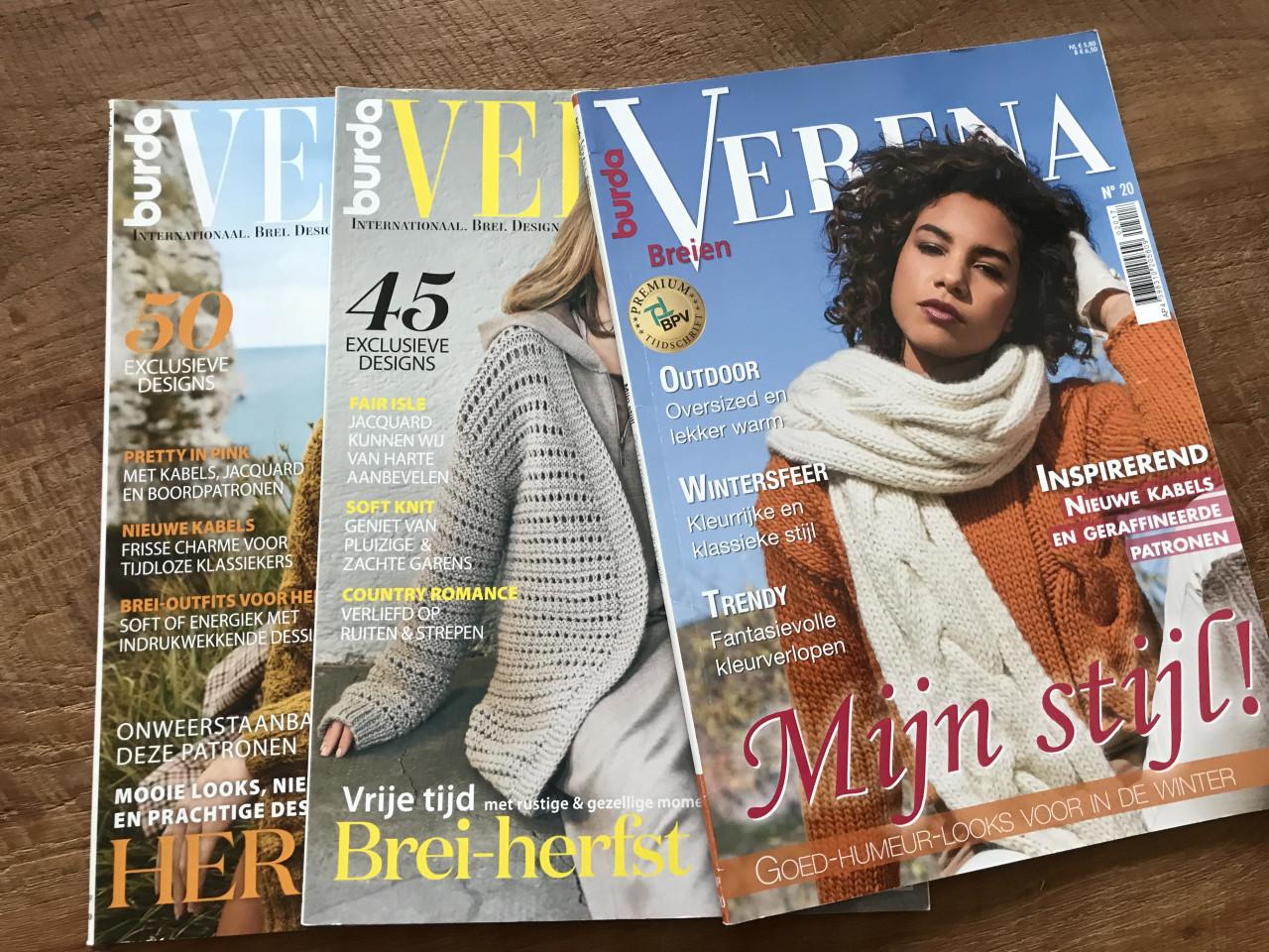 Diverse haak en brei bladen