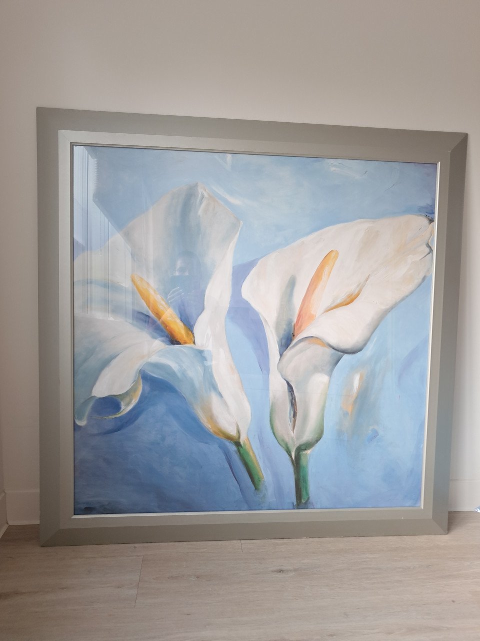 Groot schilderij 115x115 cm