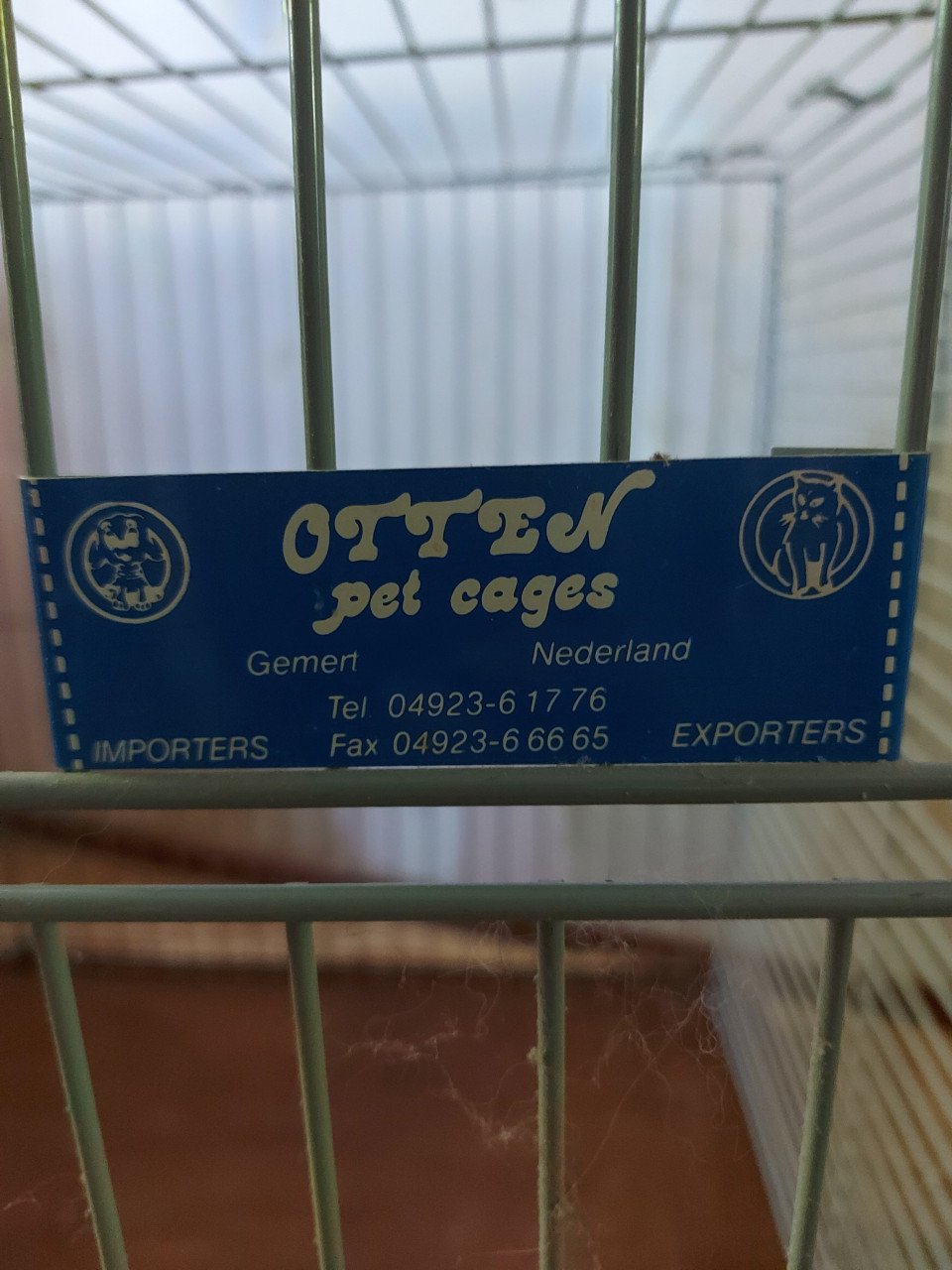 Grote  puppy/kittenkooi met onderbak