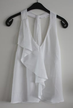 Witte top maat 38