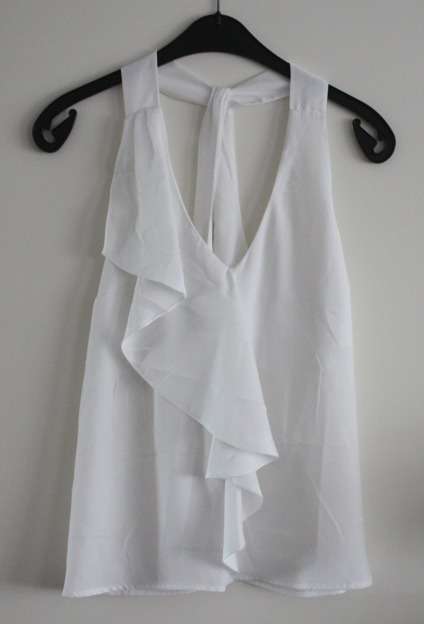 Witte top maat 38