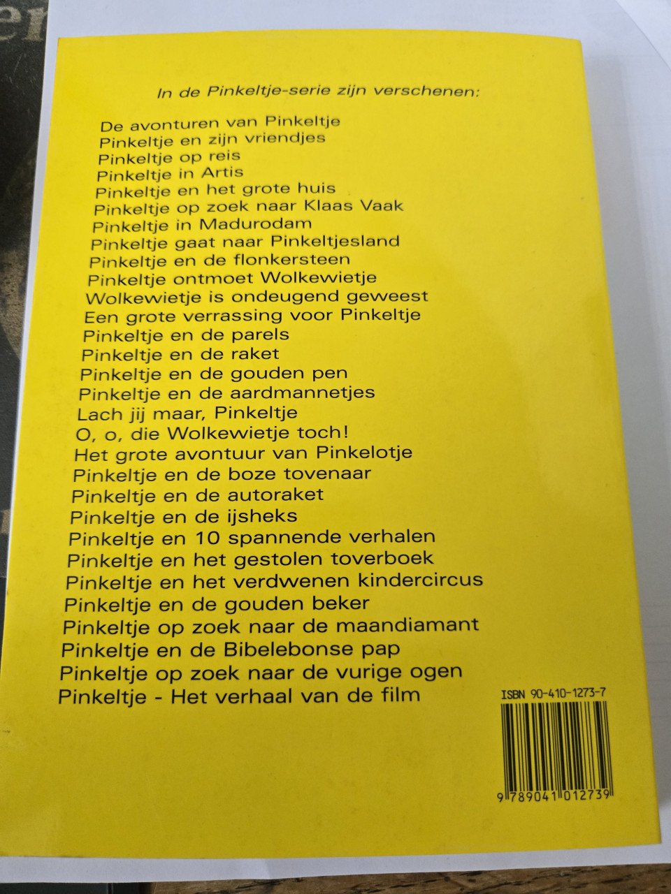 Boek; Pinkeltje ; 10 spannende verhalen Dick Laan