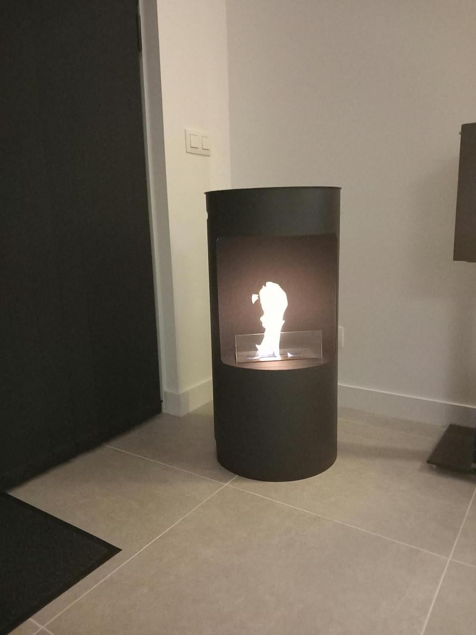 Bio ethanol haard 1 jaar oud 175,-