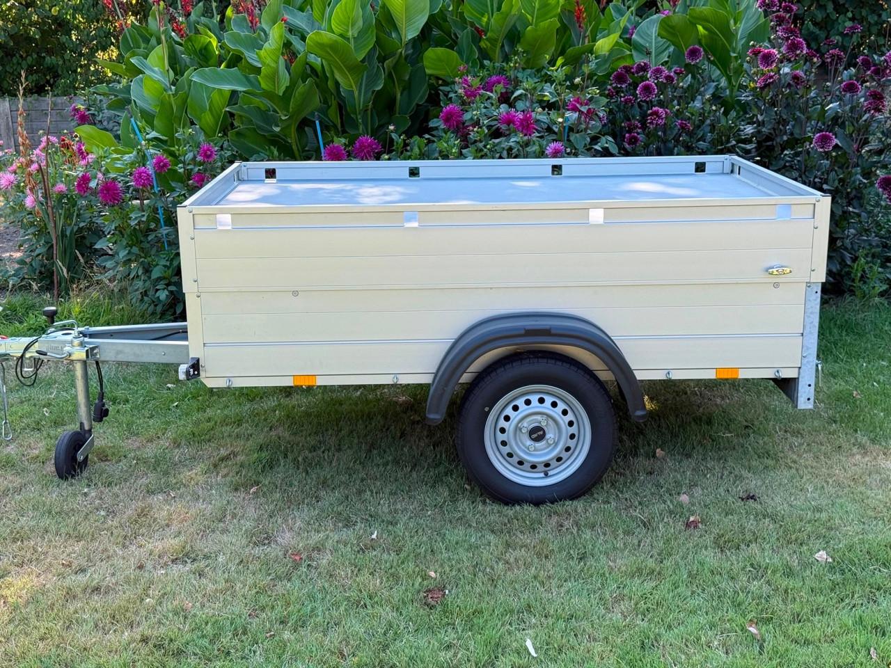 Anssems GT750 bagagewagen | 211 × 126 × 48 cm Incl disselslot & reservewiel