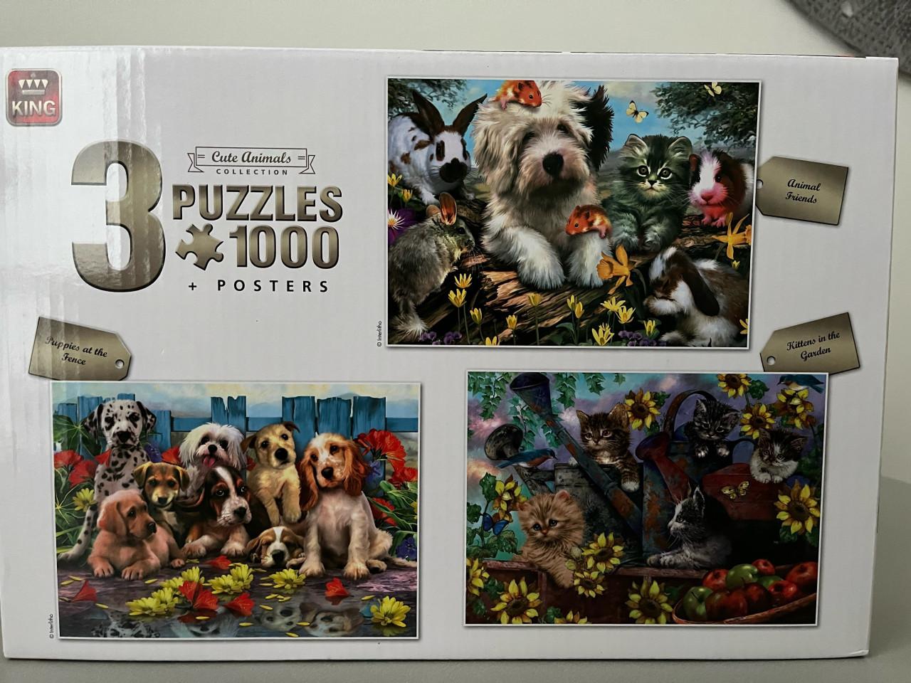 Puzzels 1000 stukjes