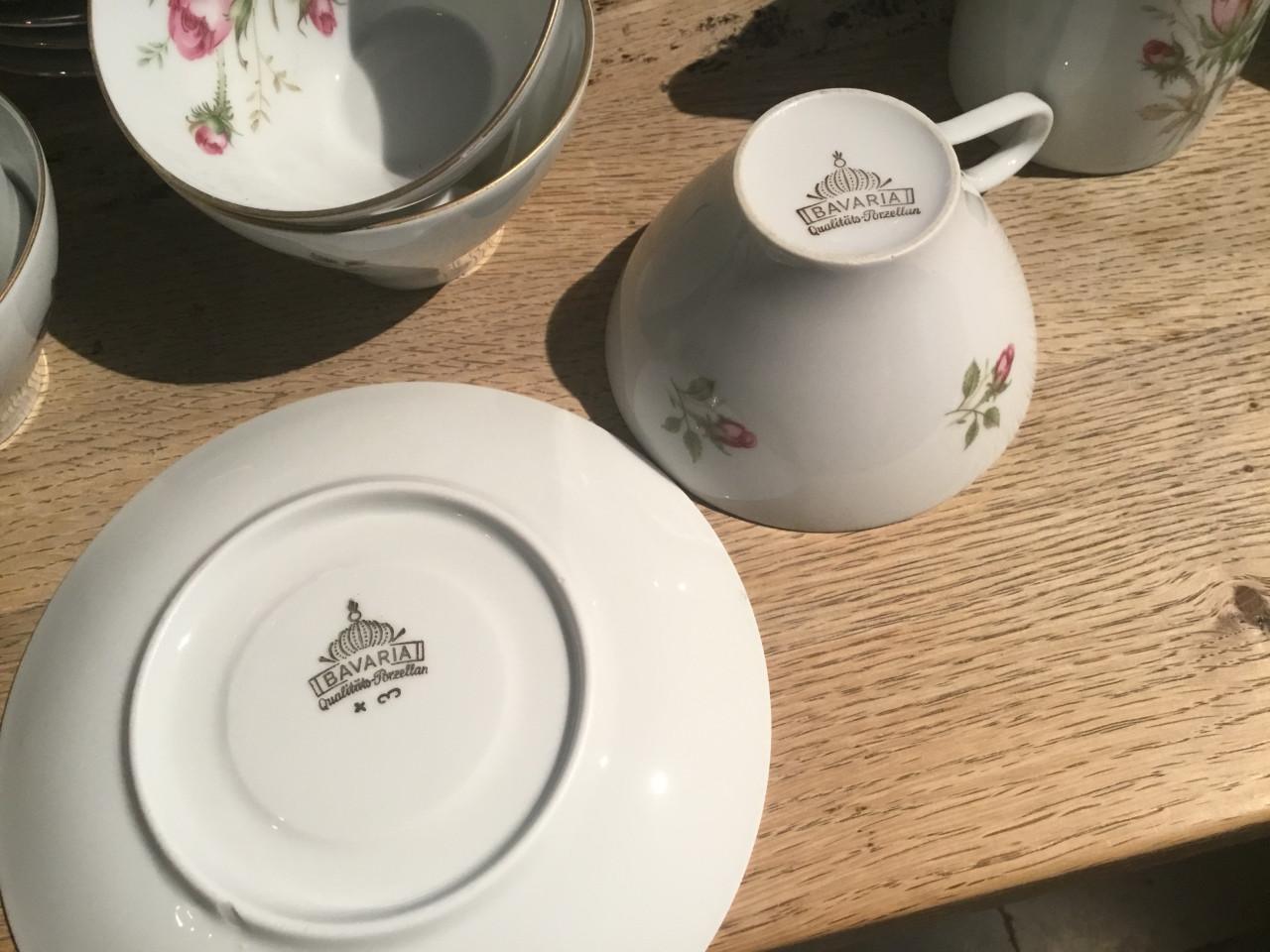 Rozenservies 12 delig