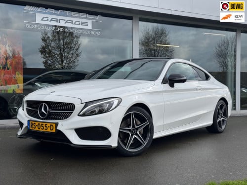 Mercedes-Benz C-Klasse coupé 200 amg line night- pakket automaat , panorama