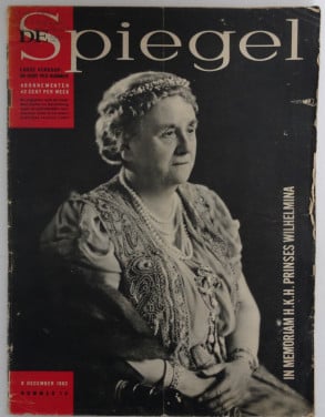 Spiegel 8 dec 1962 - In memoriam Wilhelmina