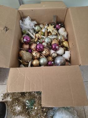 Flinke doos kerstballen