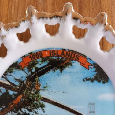 Vrolijk aandenkings bordje van Canada Thousand Islands
