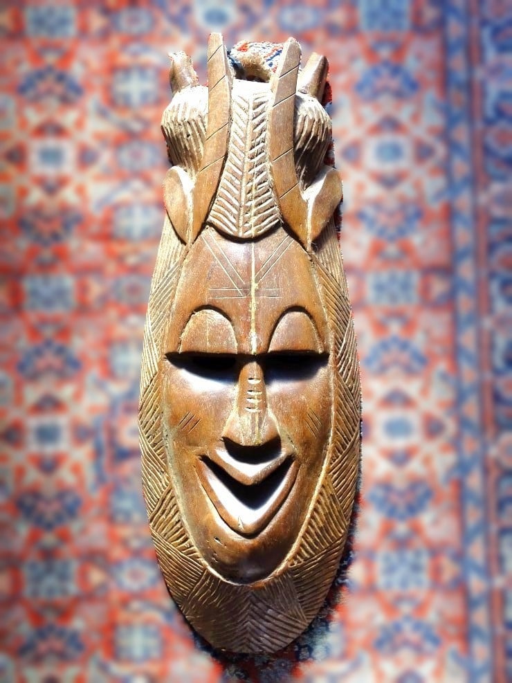 Groot Vintage Masker Afrika