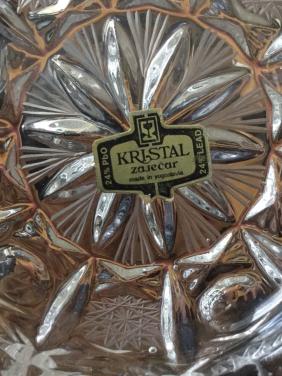 2 Nieuwe Mooi geslepen zuiver kristallen bakjes 24% pb