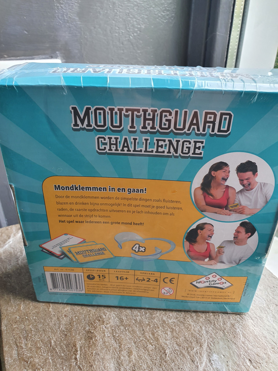 Nog nieuw leuk grappig gezelschapsspel Mouthguard Challenge aangeboden..