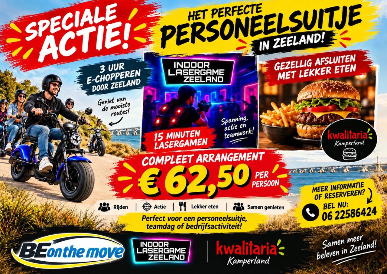 Beleef, verbind en geniet. Het leukste teamuitje van Zeeland!