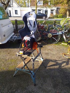""""FIETSSTOELTJE VOOR ACHTER OP DE FIETS""