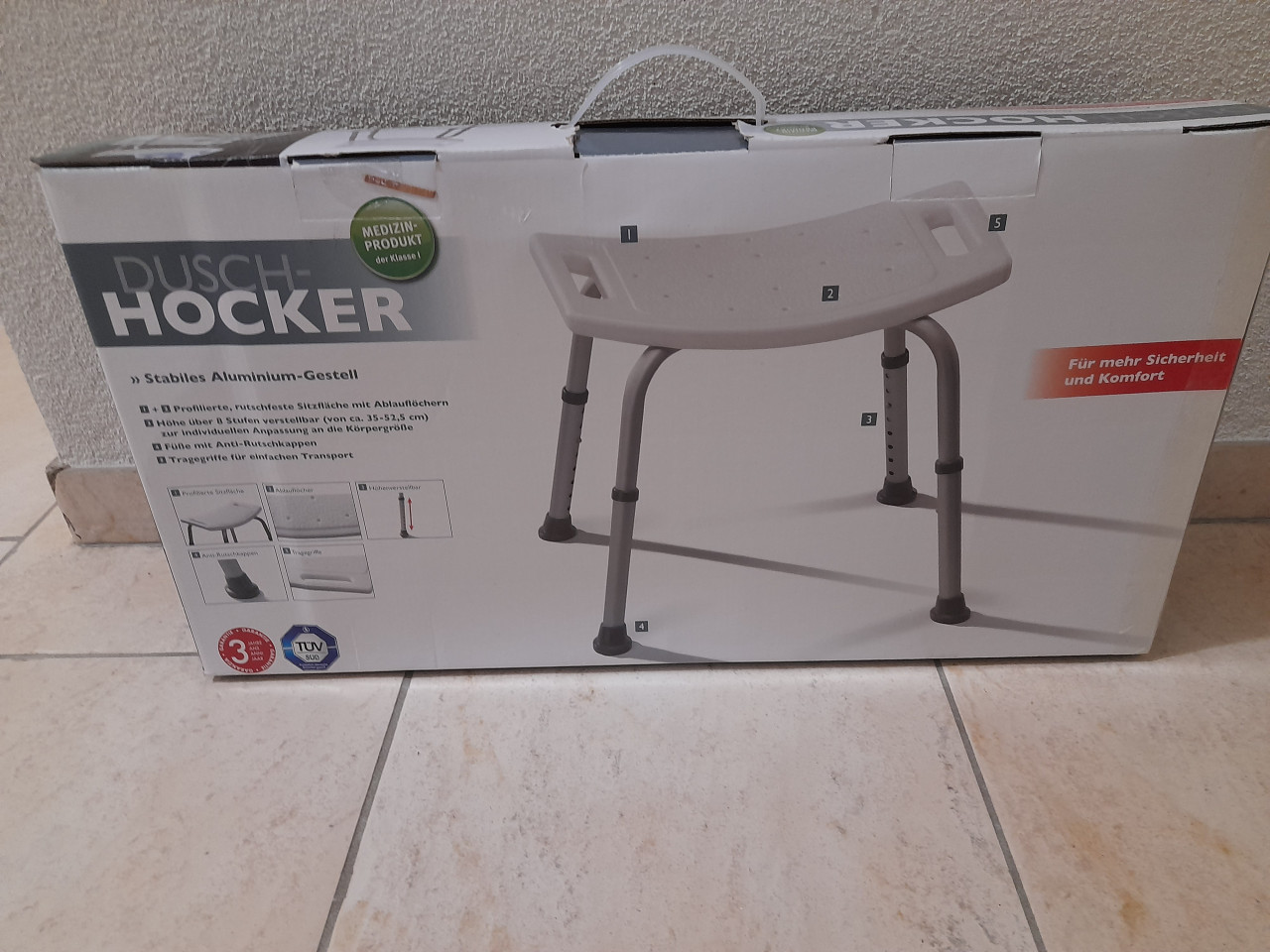 Douche kruk (NIEUW)