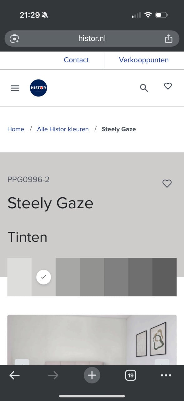 Histor Monodek Clean base - kleur Steely Gaze bijna 10L