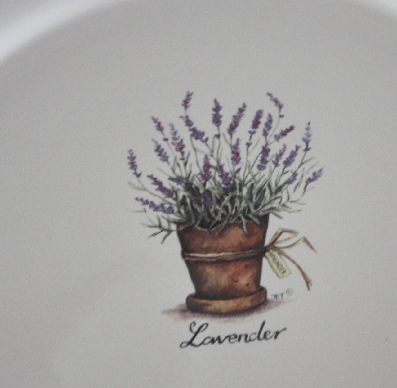 Jet Lavendel taartbord, bord groot