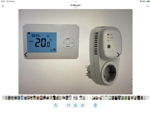 Thermostaat met ontvanger.