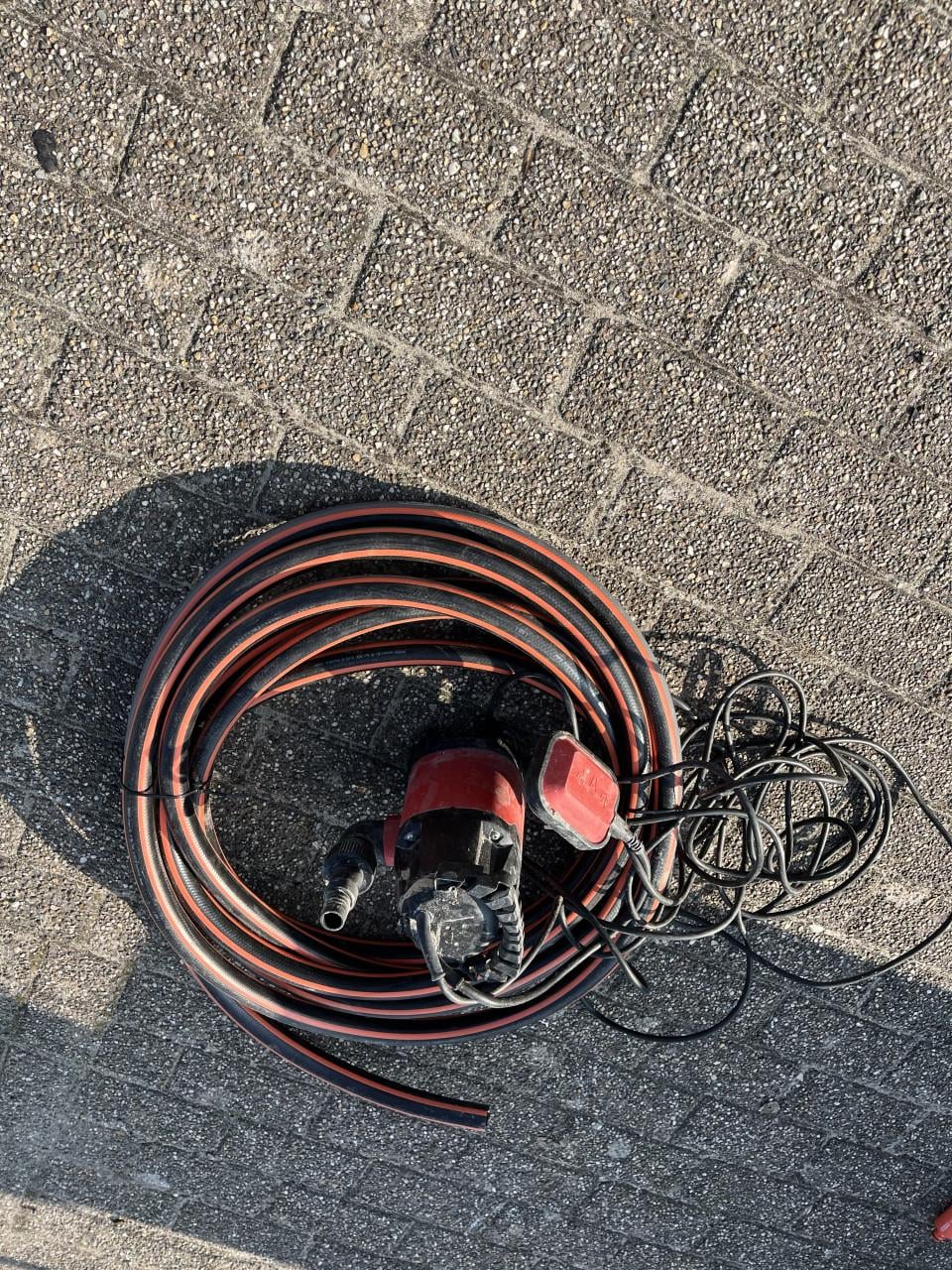 Vuilwater dompelwaterpomp met 10 meter slang