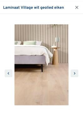 +/- 35m2 laminaat + ondervloer