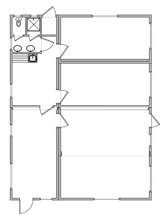 Woonunit / tijdelijke woning / kantoorunit 12x9m 108m2