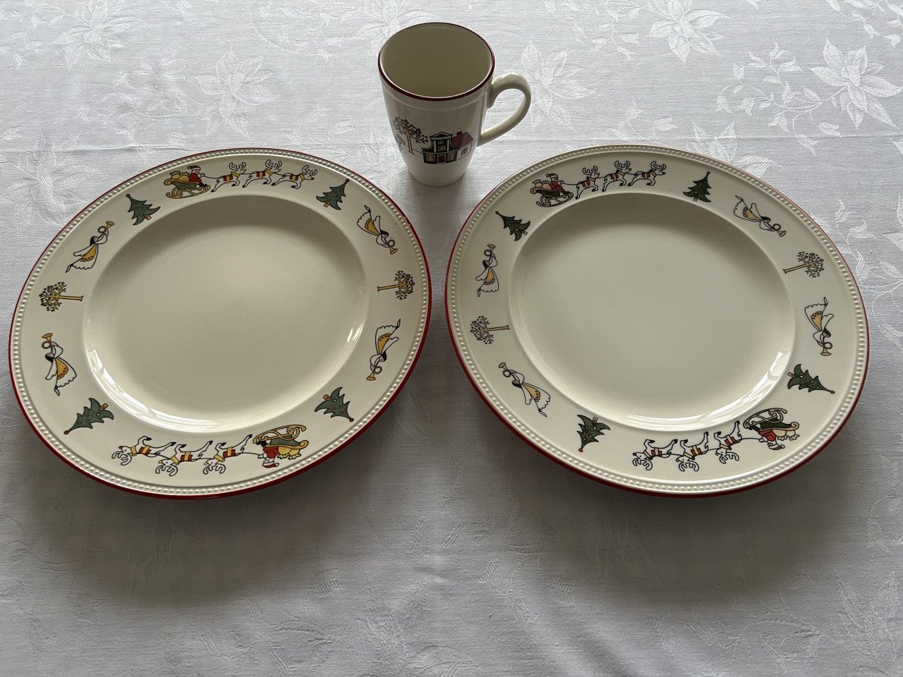 Wedgwood Windsor Christmas kerst servies.