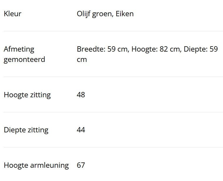 Eethoek rond 105cm wit met 4 stoelen