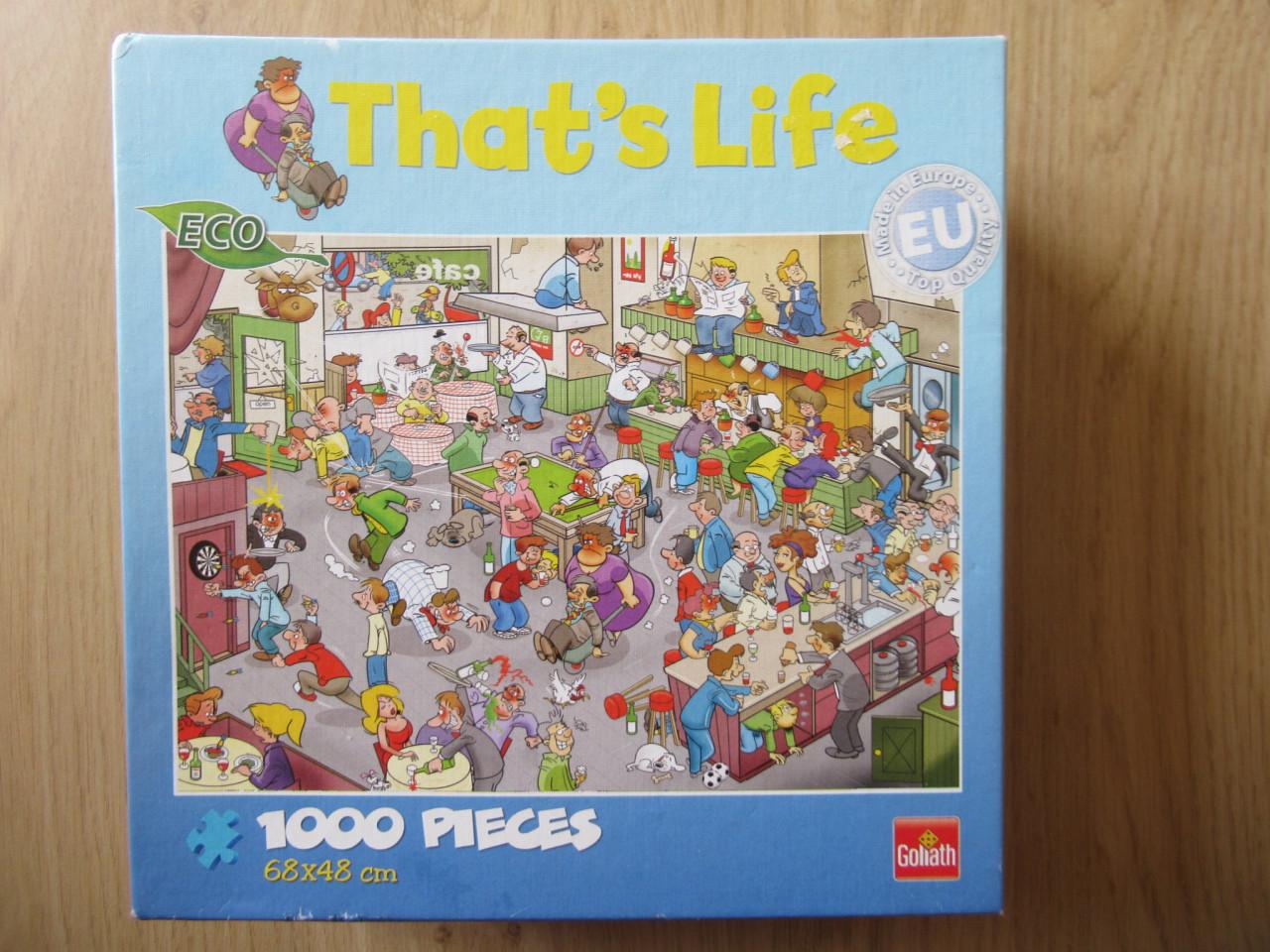Volledige That's Life puzzel van 1000 stukjes