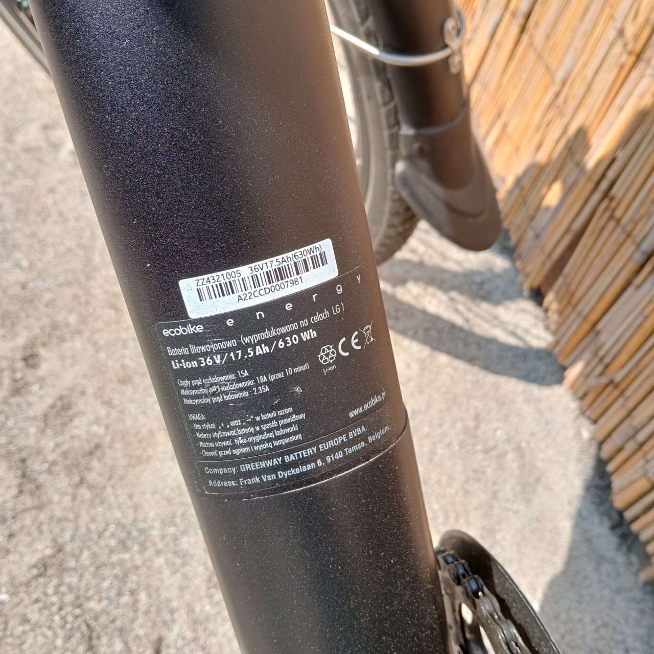 Electrische fiets z.g.a.n