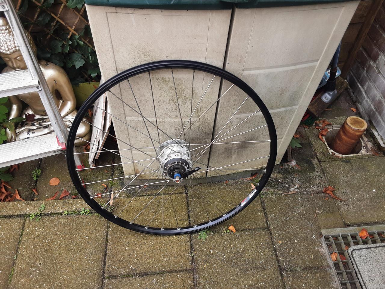 Gazelle 28 inch nexus achterwiel, 7 speed,rollerbrake rem