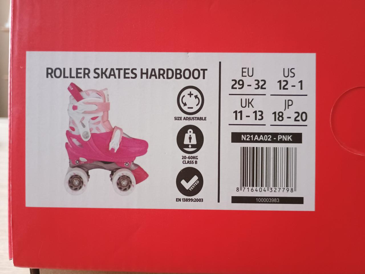 Rolschaatsen Nijdam maat 29-32 met toebehoren