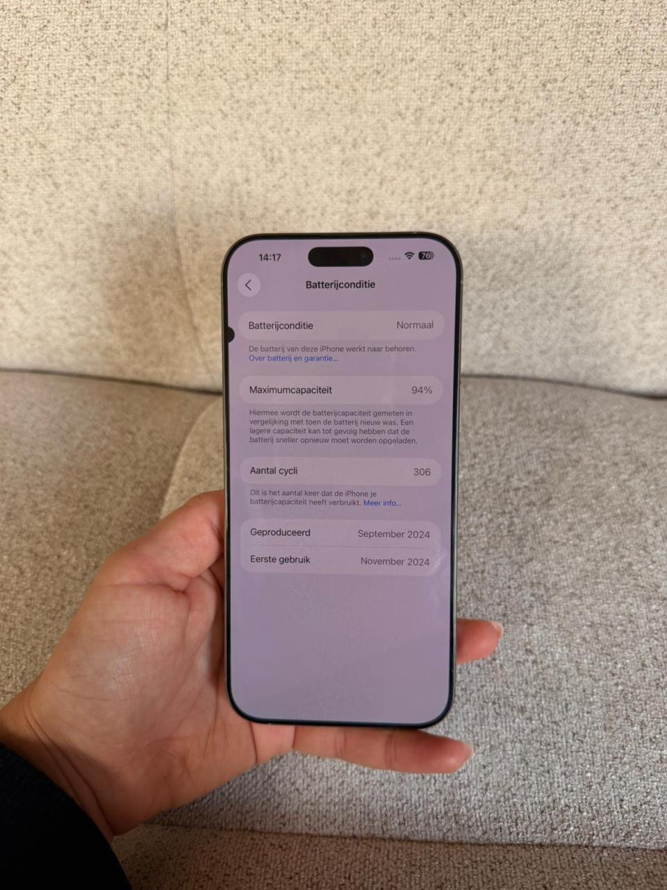 IPhone 16 pro max (grijs)  256 GB