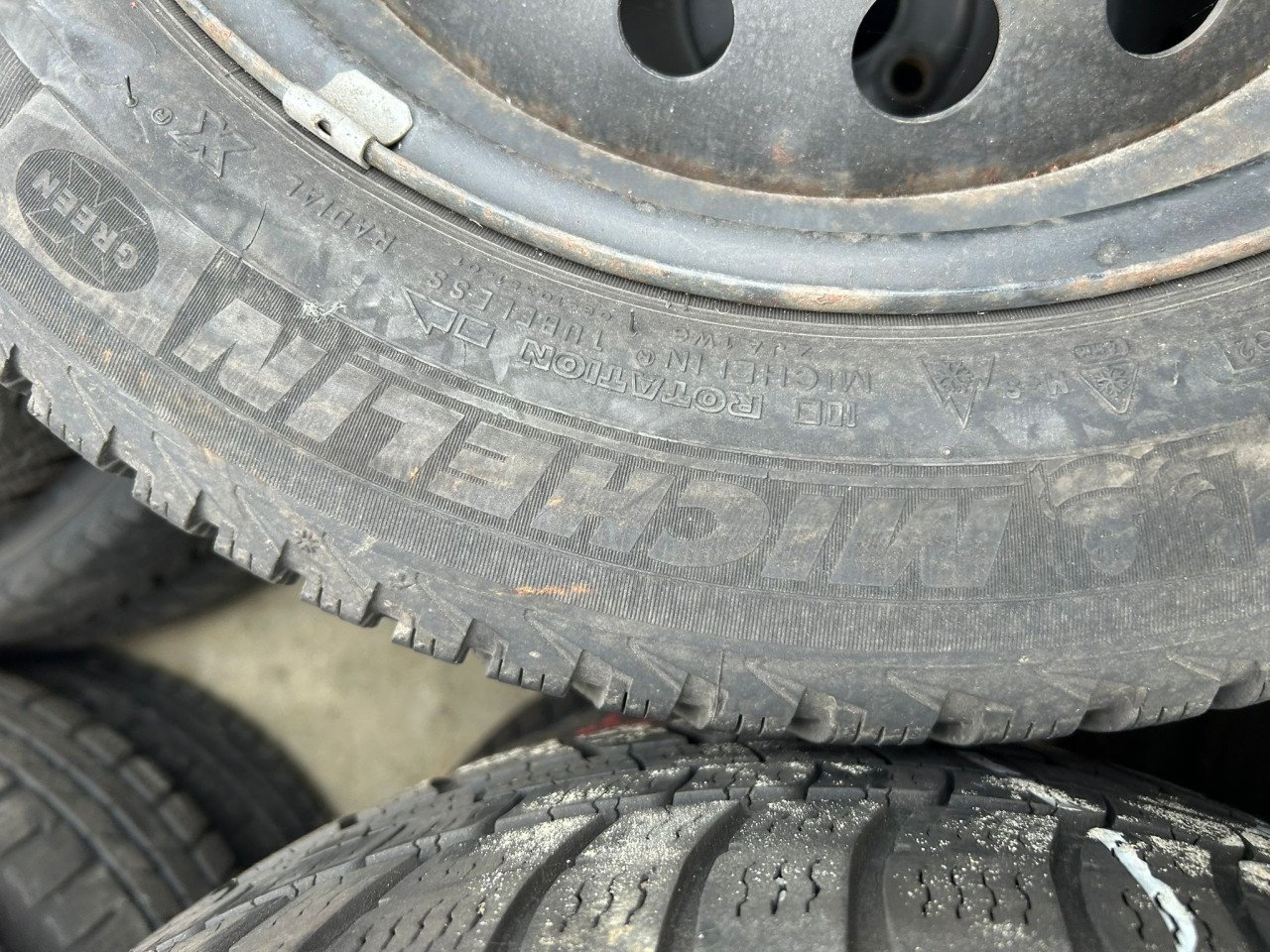 STALEN VELGEN MET MICHELIN ALPIN BANDEN