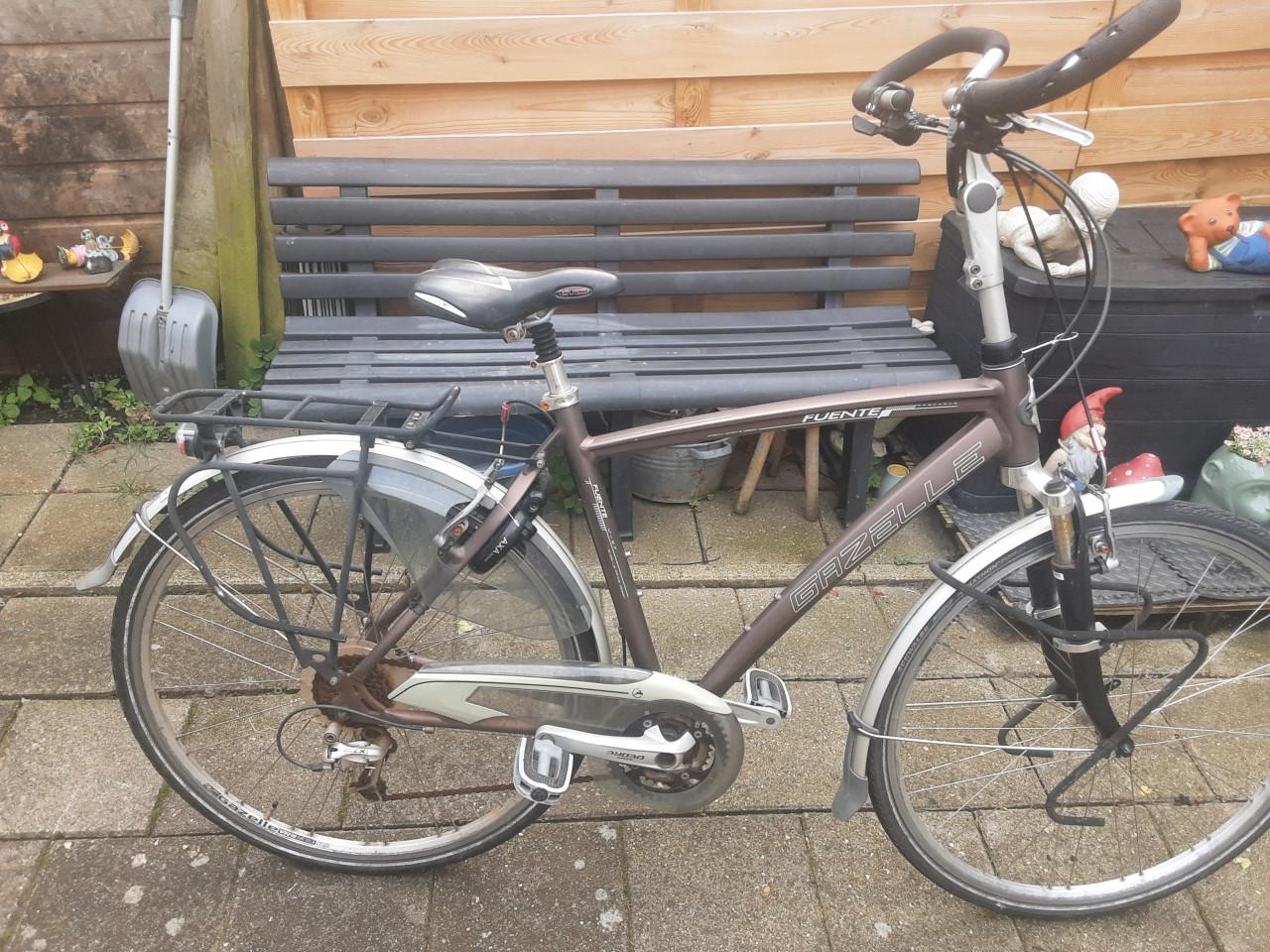 Gazelle herenfiets,  3 x 9 speed ( opknappertje  )