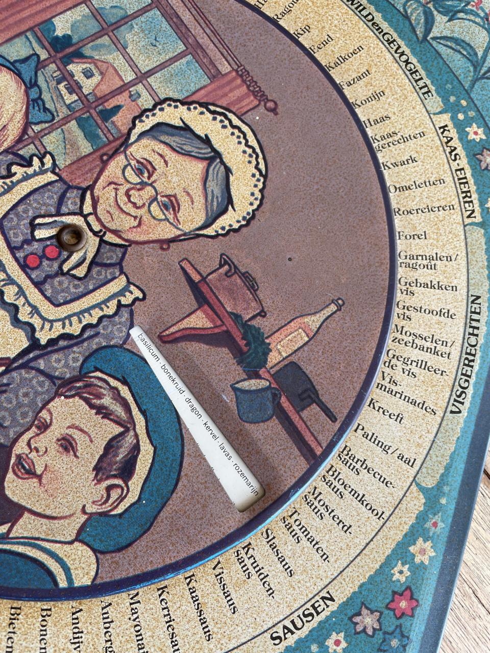 Vintage kruidenwijzer Saartje